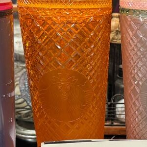 Starbucks Textured Amber Tumbler